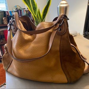 COACH Suede Shoulder Bag